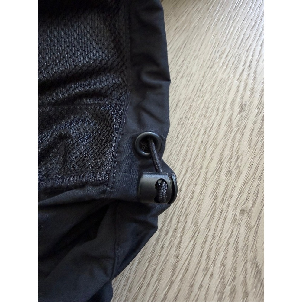 Champion Womens Black Quarter Zip Windbreaker Jacket S96570 Stretch Mesh Lined M - Picture 8 of 8